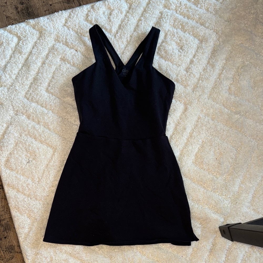 ALO Yoga Black Mini Dress